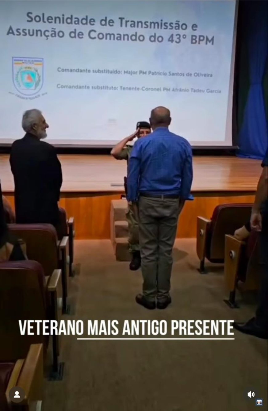 Major Afrânio, da PM de Guaxupé, assume o comando do 43º Batalhão de Paraíso