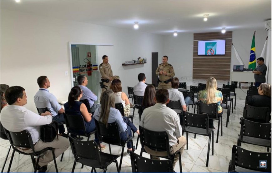 Reunião da PM com rede de bancos protegidos em Guaxupé discutiu medidas contra o "Crime do Sapatinho"