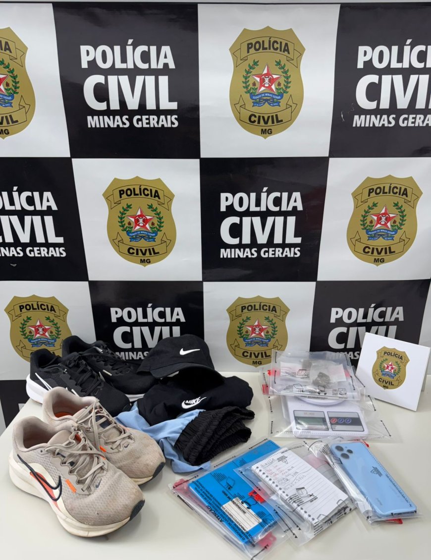 Polícia Civil cumpre mandados de prisão por roubo de malote em Monte Belo e prende suspeito em flagrante por tráfico de drogas