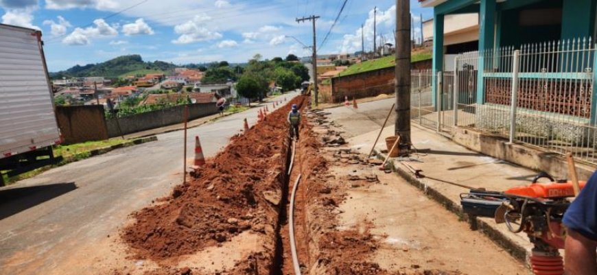 Copasa moderniza rede de distribuição de água em São Pedro da União