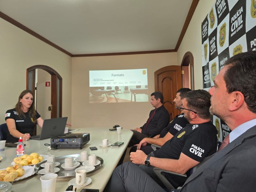 Polícia Civil promove encontro para fortalecer programa contra a violência doméstica em Guaxupé e região