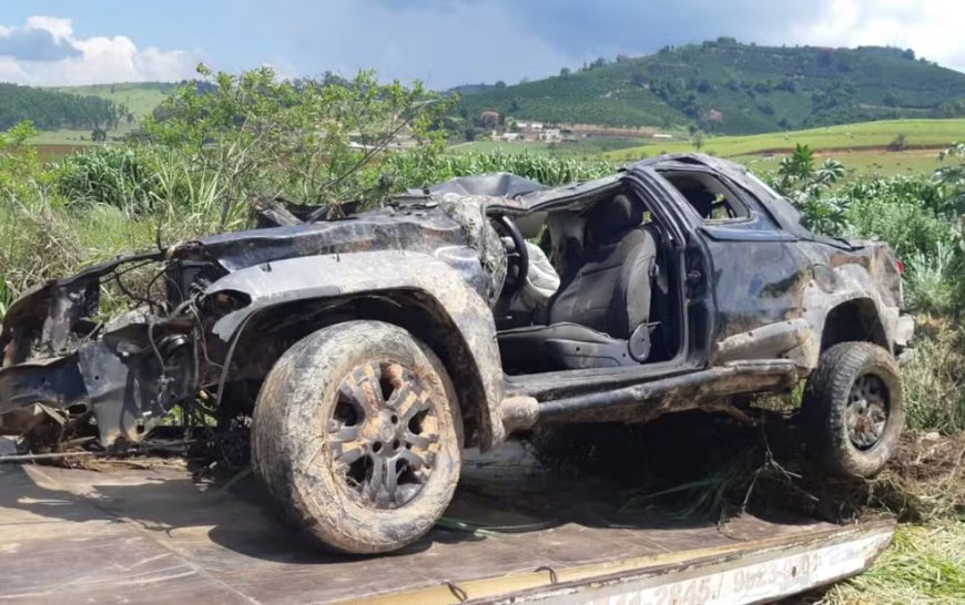 Homem morre após perder o controle do veículo e cair em córrego na BR-146