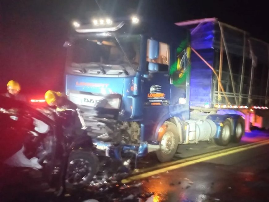 Colisão frontal entre veículos leva condutor a óbito na MG-050