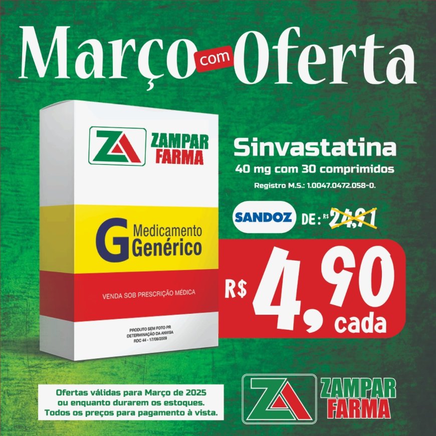 E continuam as ofertas de março na Zampar Farma