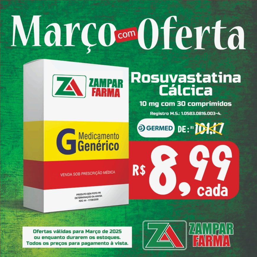 E continuam as ofertas de março na Zampar Farma