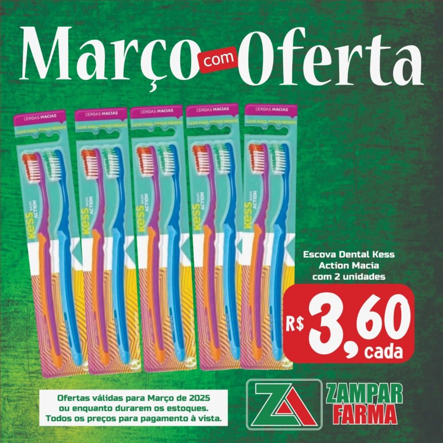 E continuam as ofertas de março na Zampar Farma