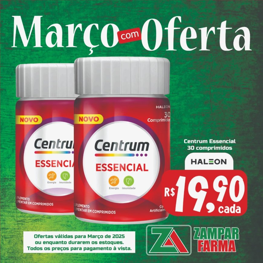 E continuam as ofertas de março na Zampar Farma