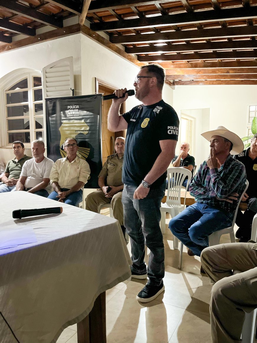 Monte Belo e Bom Jesus da Penha - Polícia Civil realiza encontros estratégicos para reforçar a segurança rural com o projeto Campo Seguro