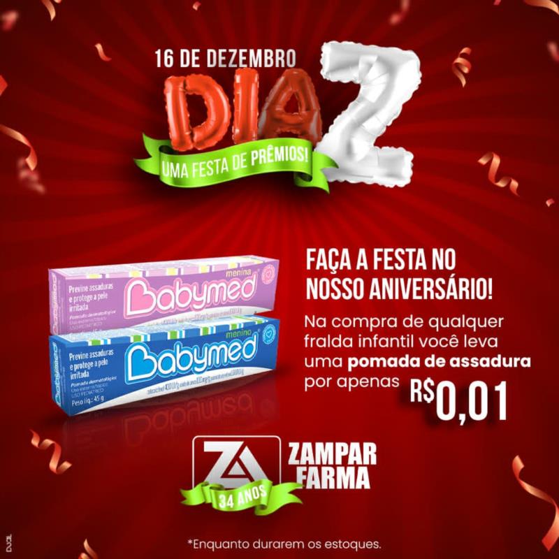 É aniversário da Zampar Farma