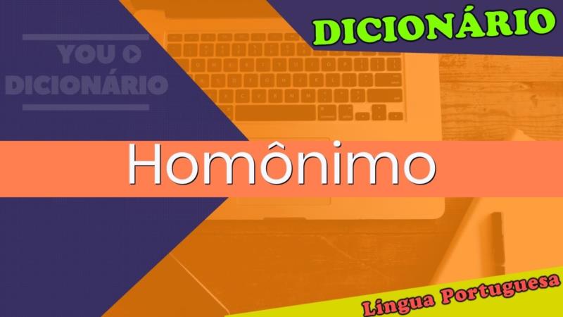 DICAS DE PORTUGUÊS - HOMÔNIMOS