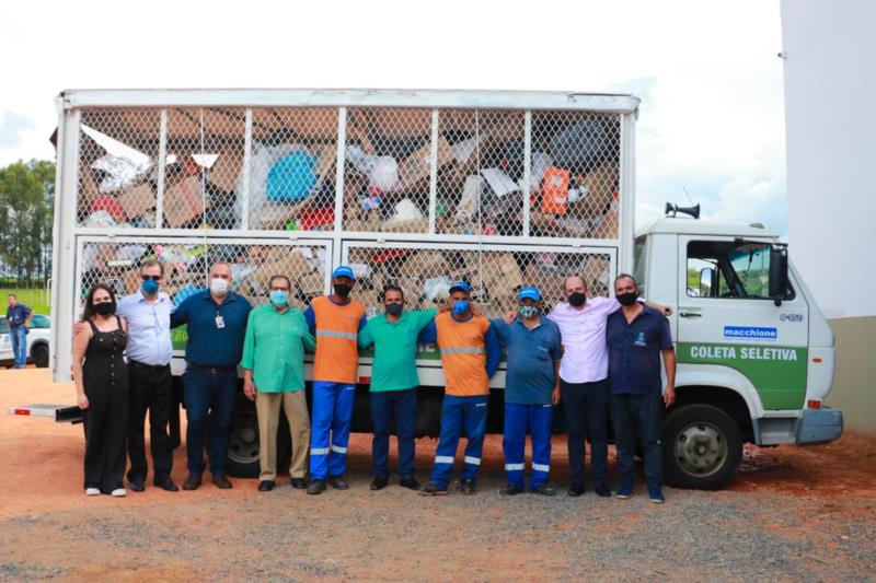 Usina de triagem e reciclagem é inaugurada em Guaxupé