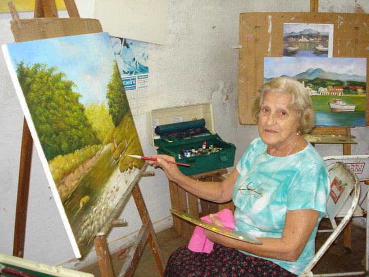 Homenagem à artista plástica Arlette de Simone