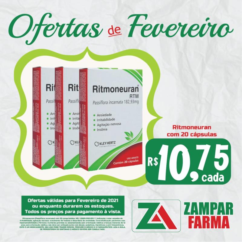 Ofertas de fevereiro na Zampar Farma