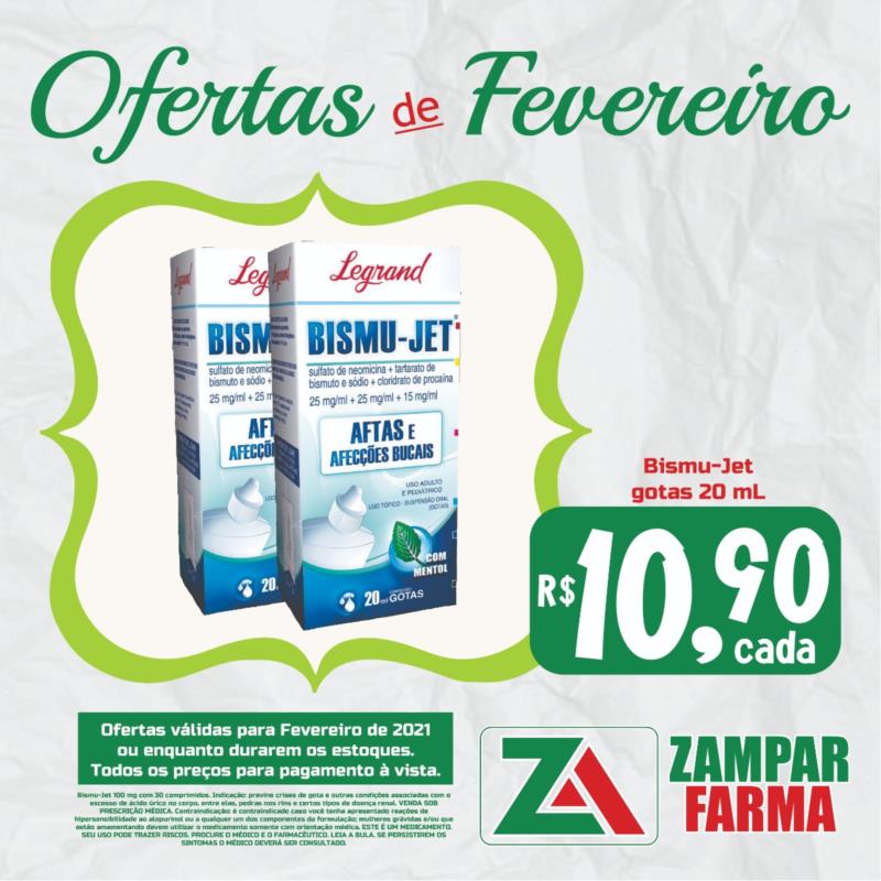 Ofertas de fevereiro na Zampar Farma