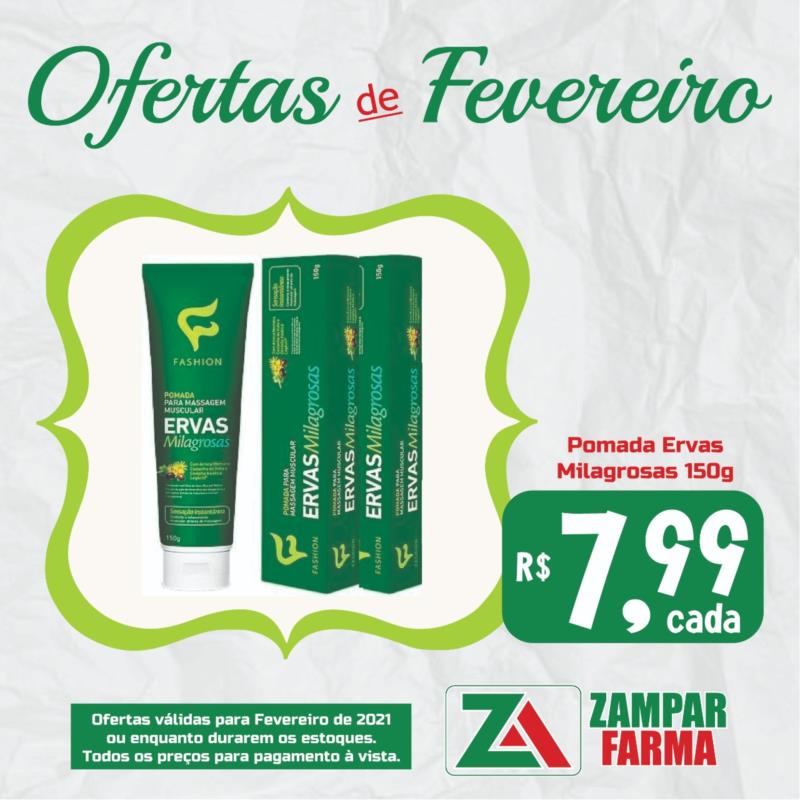 Ofertas de fevereiro na Zampar Farma