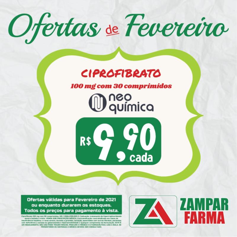 Ofertas de fevereiro na Zampar Farma