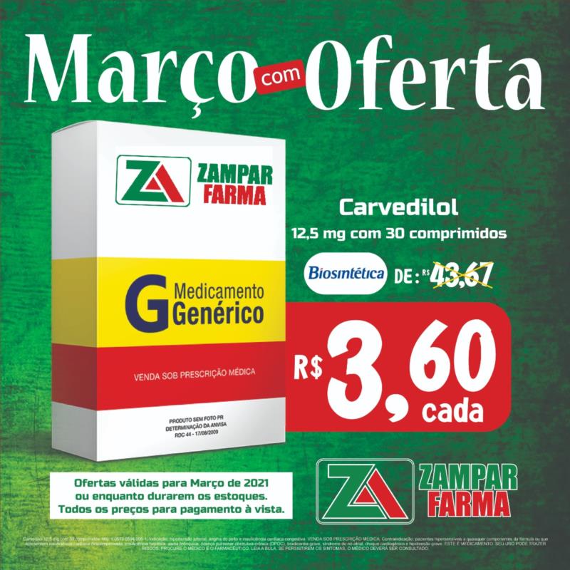 Ofertas de março na Zampar Farma