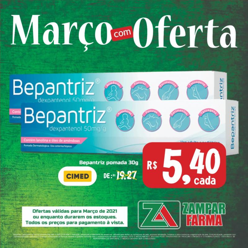 Ofertas de março na Zampar Farma