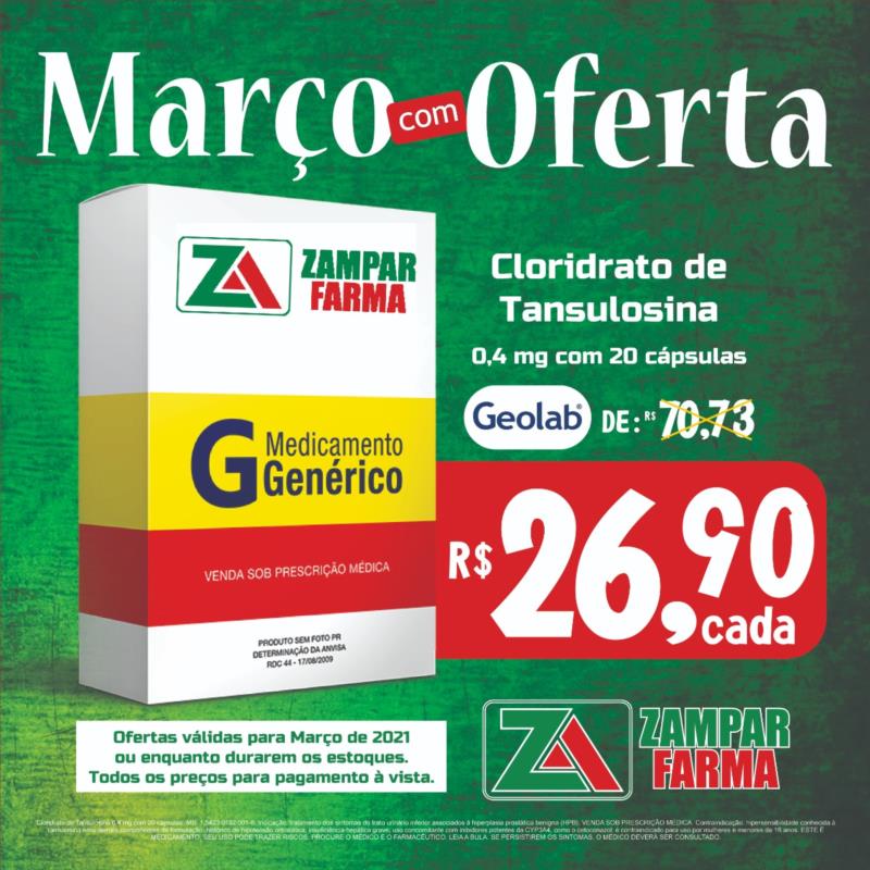 Ofertas de março na Zampar Farma