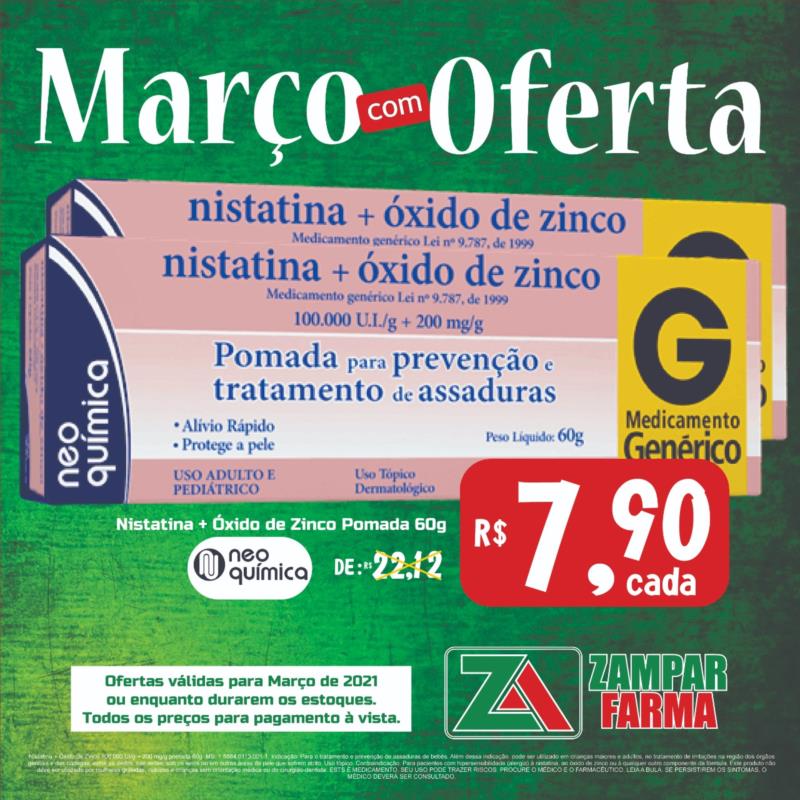 Ofertas de março na Zampar Farma