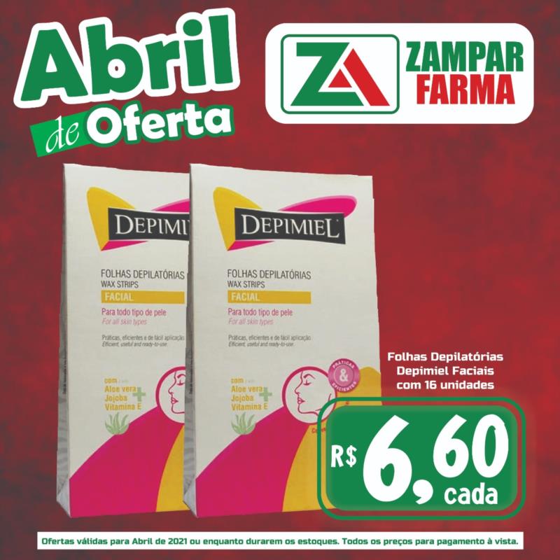 Ofertas de abril na Zampar Farma