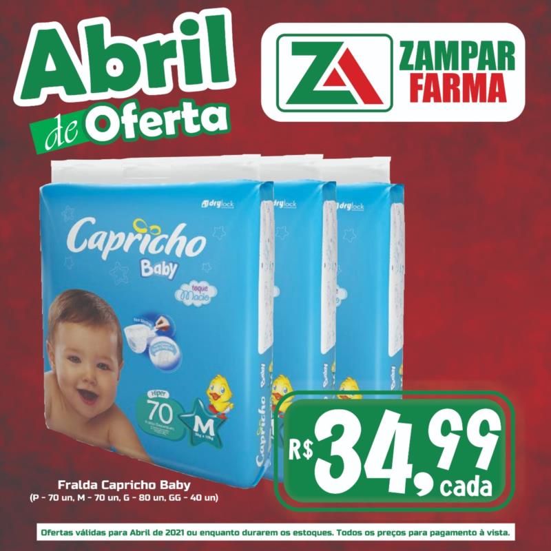 Ofertas de abril na Zampar Farma