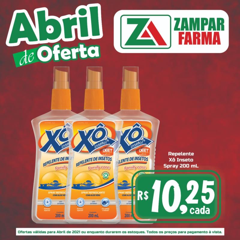 Ofertas de abril na Zampar Farma