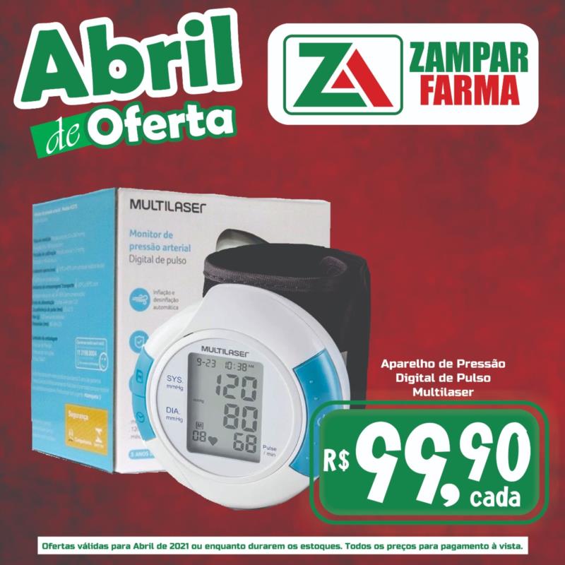 Ofertas de abril na Zampar Farma