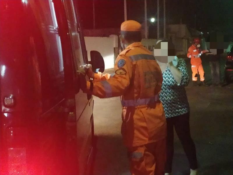 Adolescente de 16 anos é socorrido pelos Bombeiros após atropelamento em Guaxupé