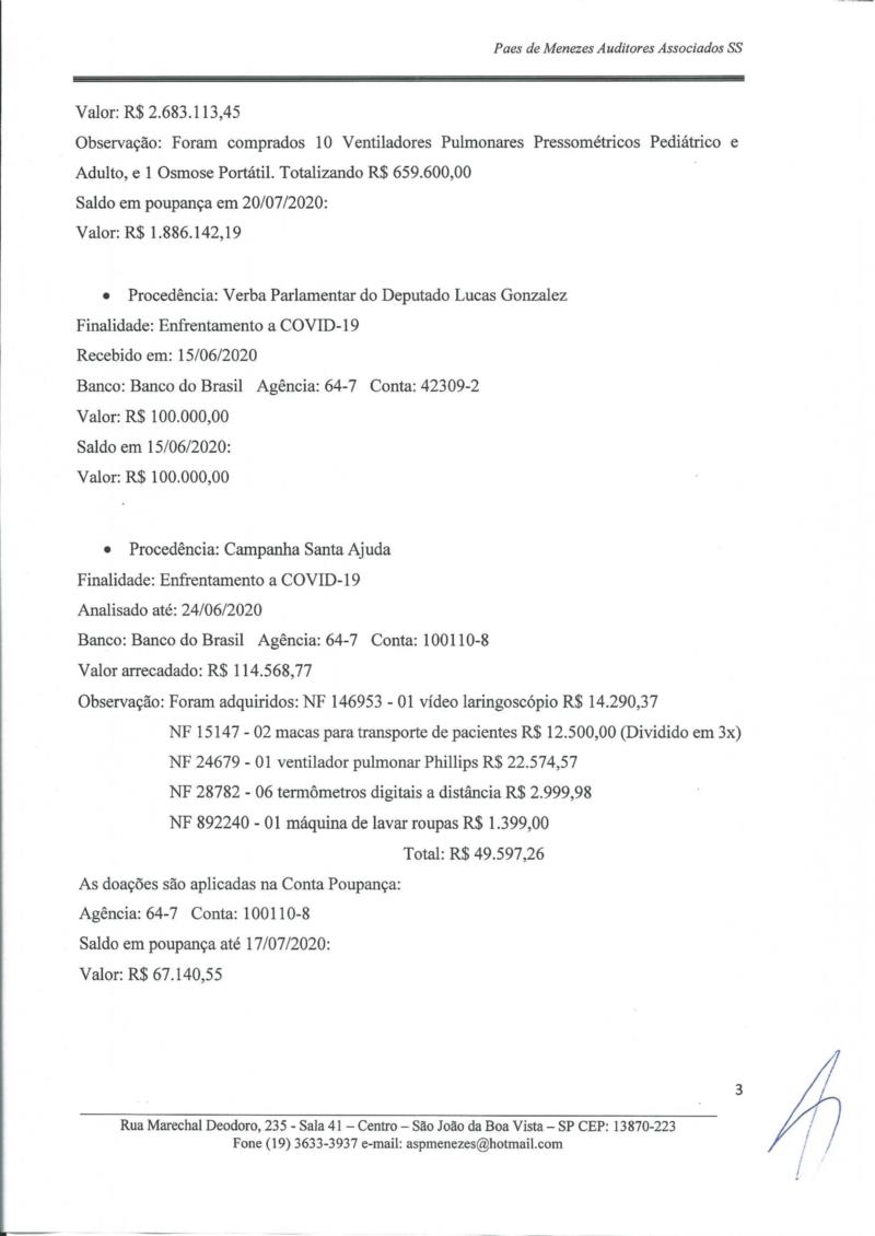 Auditoria feita na Santa Casa de Guaxupé não encontra irregularidades nas contas da entidade