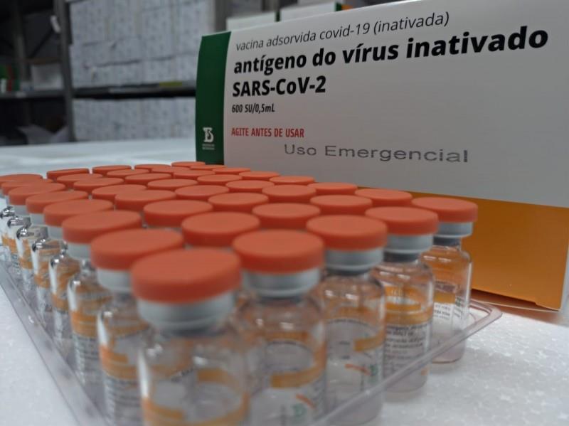 Mais de 100 mil doses da Coronavac chegam a Minas neste sábado