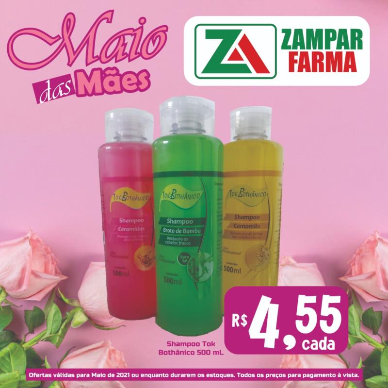 Mais promoções no mês de maio da Zampar Farma