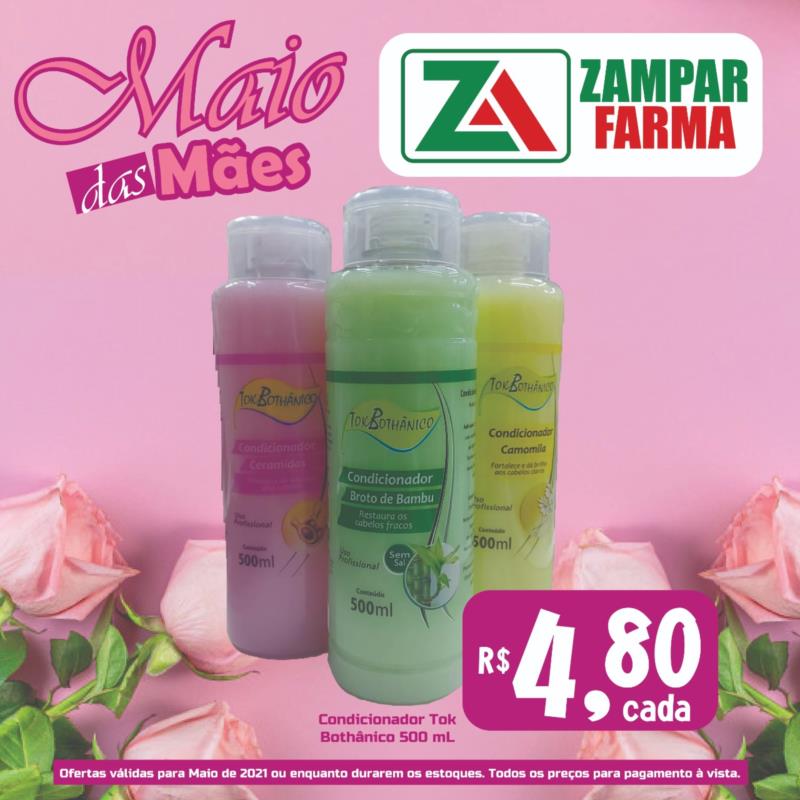 Mais promoções no mês de maio da Zampar Farma