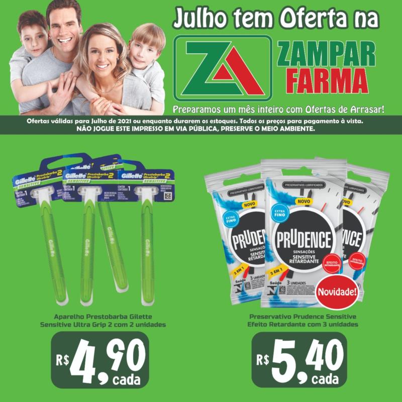 Promoções do mês de julho na Zampar Farma