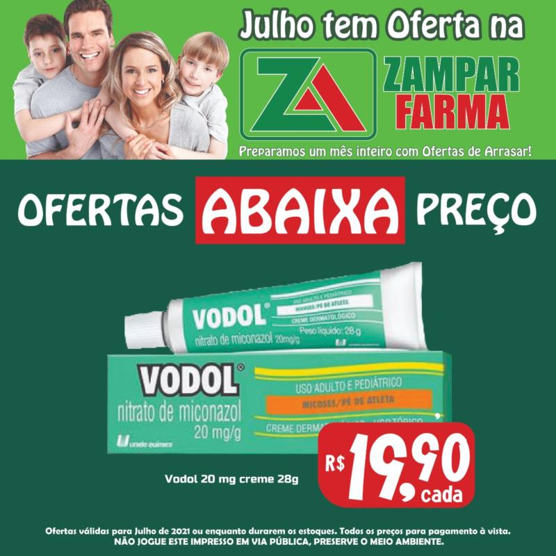 Promoções do mês de julho na Zampar Farma