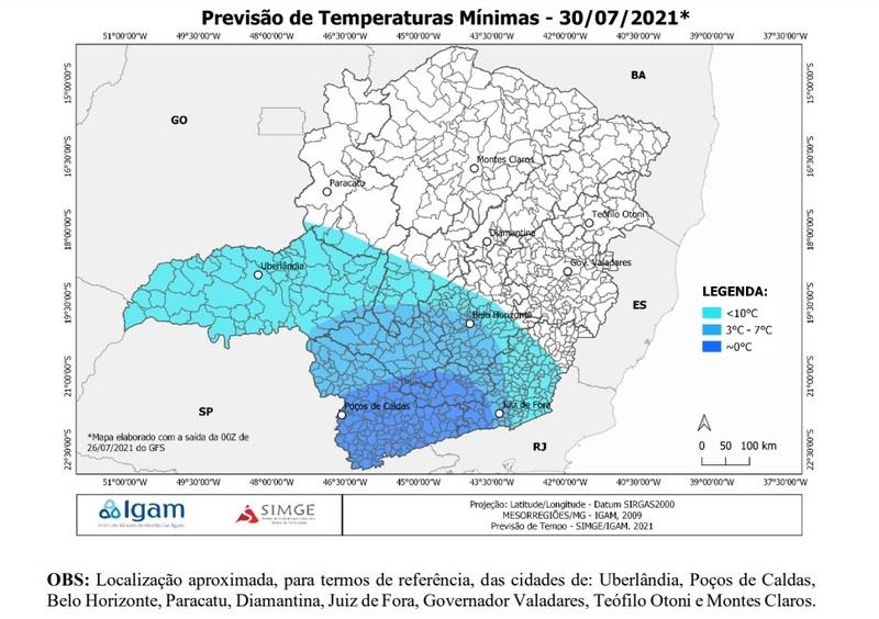 Produtores de café de Guaxupé e mais de 500 cidades devem se preparar para novas geadas em Minas