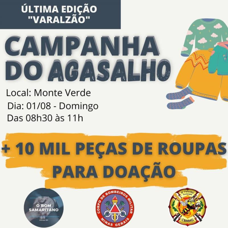 Bombeiros e Ong o Bom Samaritano convidam para a quarta e última edição do “Varalzão Solidário”