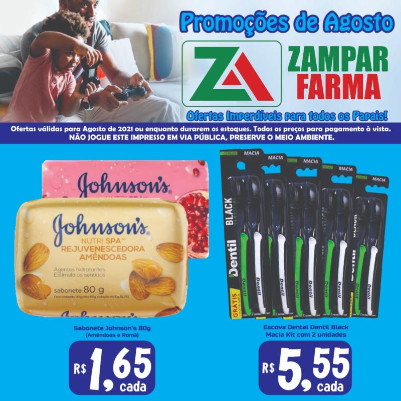 Confira as ofertas do mês de agosto na Zampar Farma