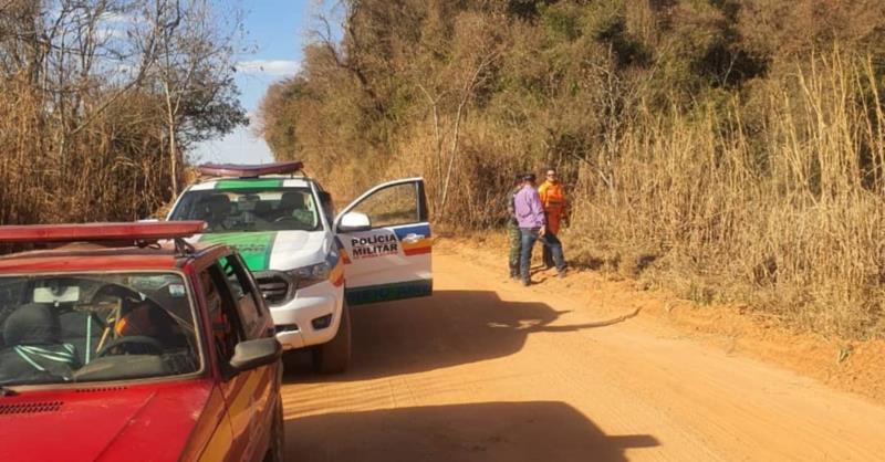 Incêndio atinge área de preservação permanente na fazenda Santa Terezinha, entre Guaxupé e Tapiratiba