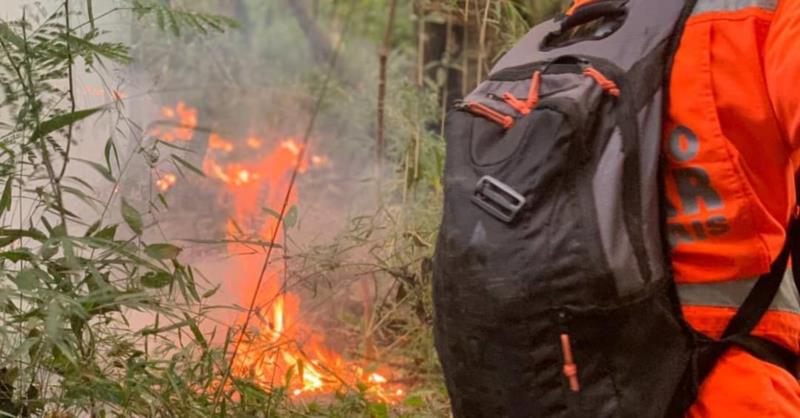 Incêndio atinge área de preservação permanente na fazenda Santa Terezinha, entre Guaxupé e Tapiratiba