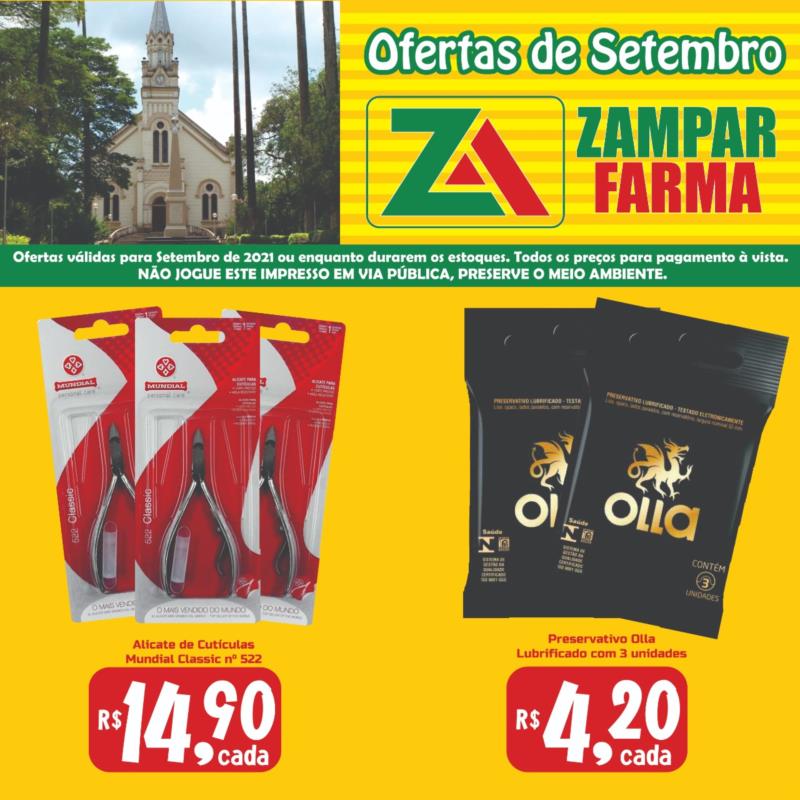 Confira as ofertas do mês de setembro da Zampar Farma