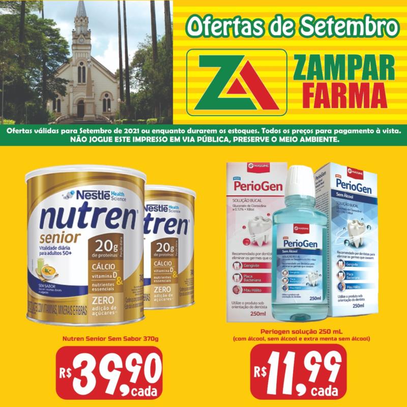 Confira as ofertas do mês de setembro da Zampar Farma