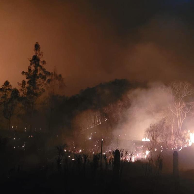 Ocorrências de incêndios em Guaxupé e região já superaram os anos anteriores