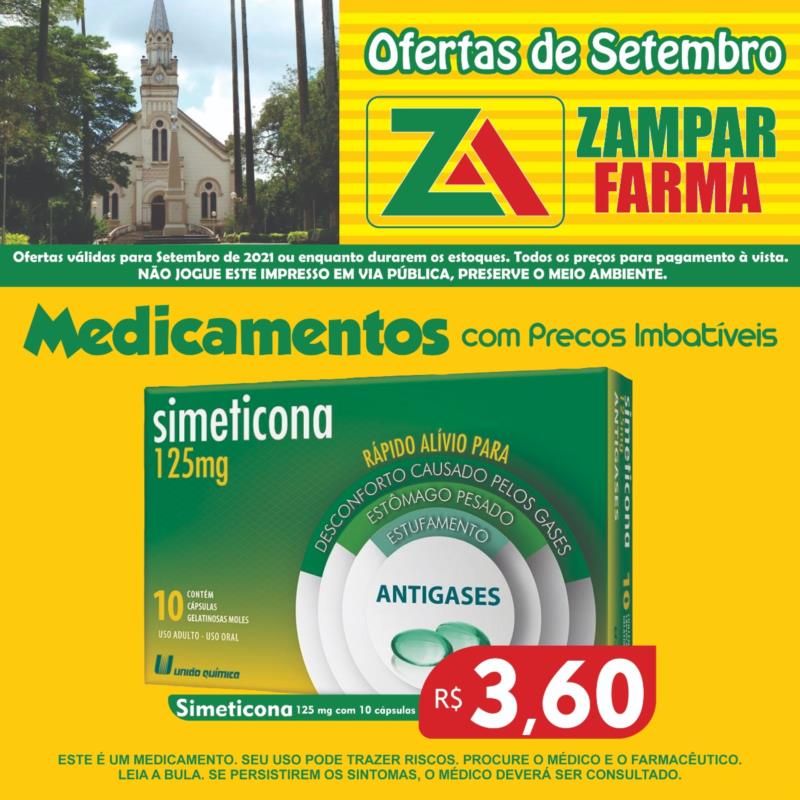 Confira mais ofertas da Rede Zampar Farma para o mês de setembro