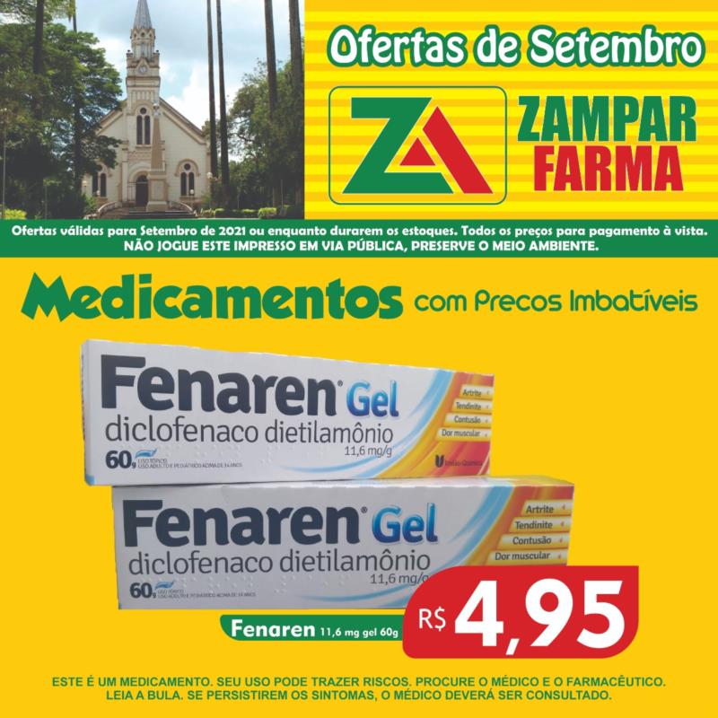 Confira mais ofertas da Rede Zampar Farma para o mês de setembro