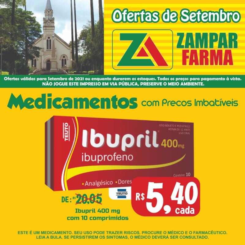 Confira mais ofertas da Rede Zampar Farma para o mês de setembro