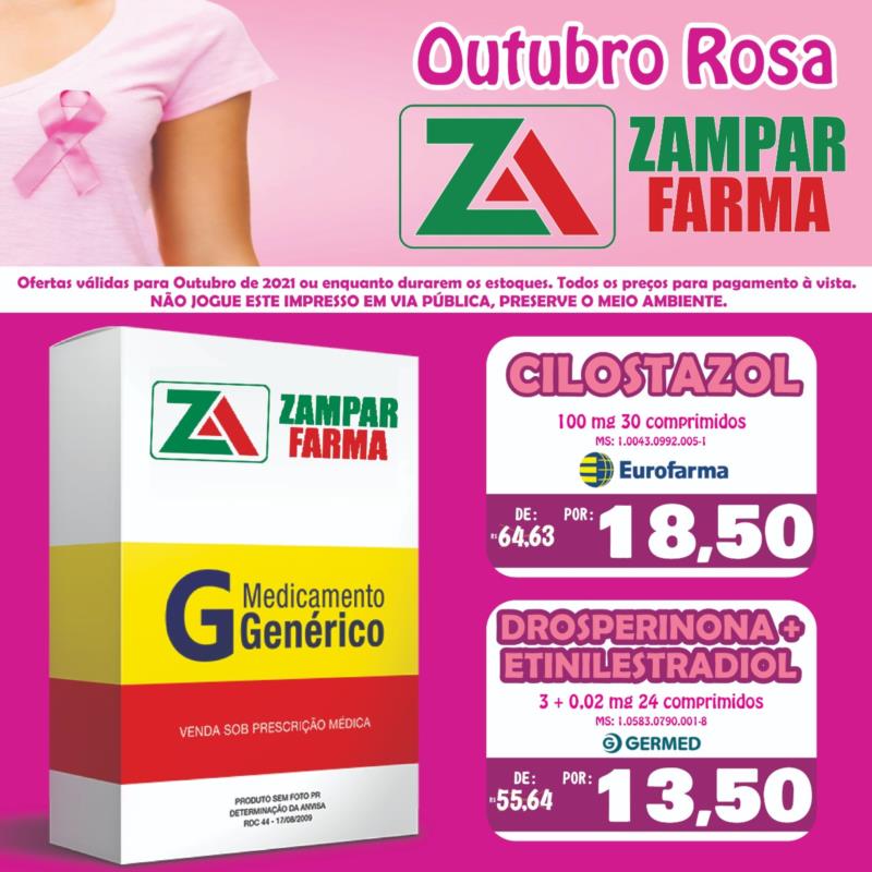 Promoções do mês de outubro da Zampar Farma