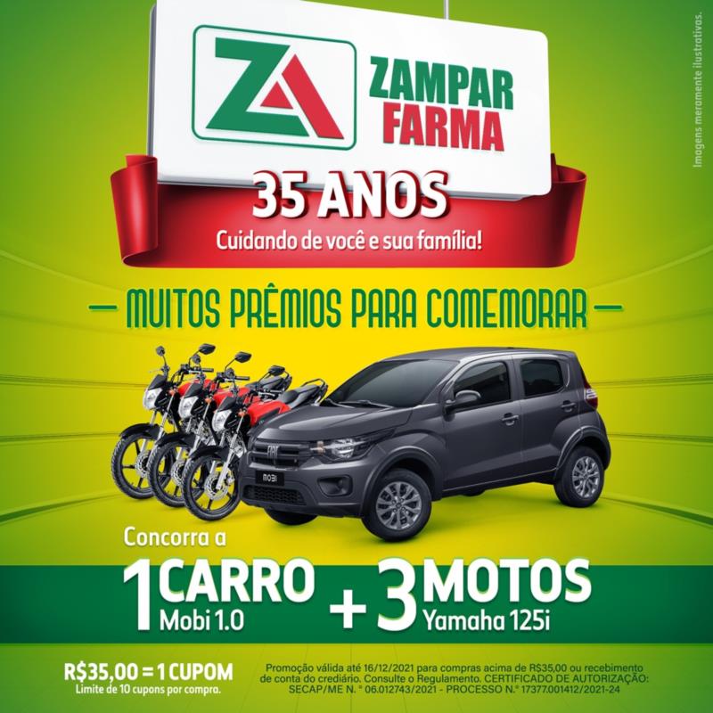 Promoções do mês de outubro da Zampar Farma