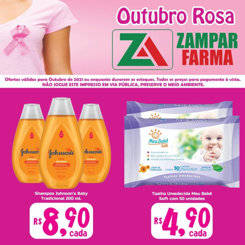 Mais promoções do mês de outubro na Zampar Farma