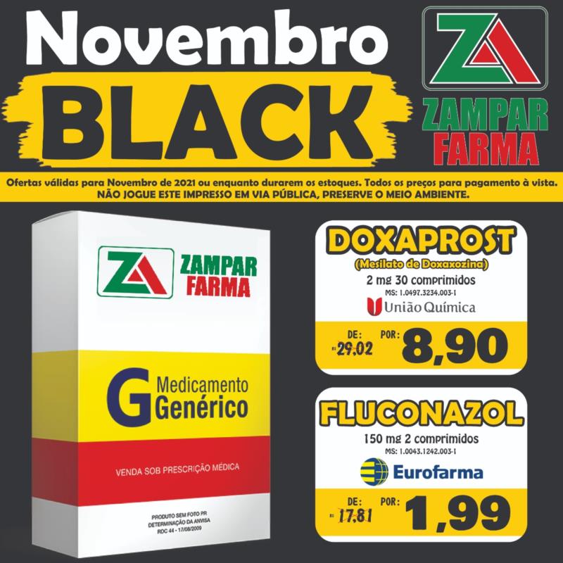 Ofertas de Black Friday na Zampar Farma no mês de novembro